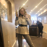 Window Pane Plaid Blazer