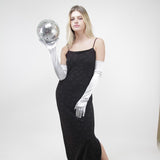 Sparks Fly Open-Back Gown