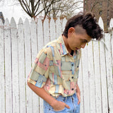 Little Pastel Boxes on The Hillside