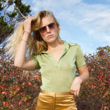 Lime Green Collared Shirt