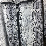 Snakeskin Zip Windbreaker