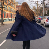 Midnight Blue Pea Coat