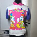 Mickey and Minnie 70s Neon Graphic