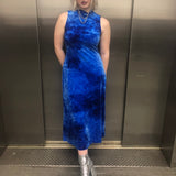Tie-Dye Velour Maxi