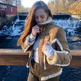 Baby Phat Shearling Moto Jacket