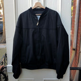 Oversized Black Bomber Jacket