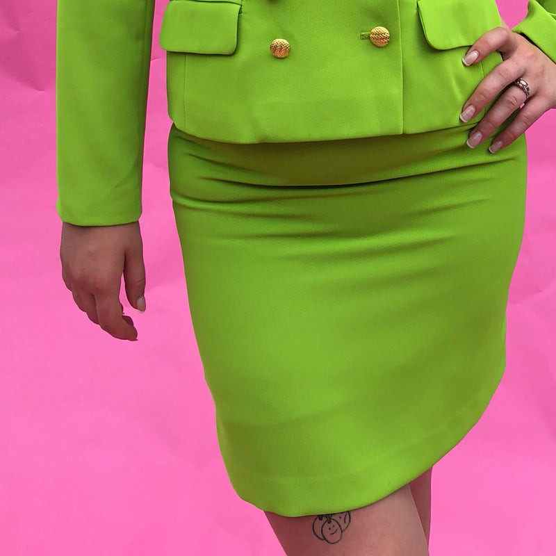 Girl Boss Skirt Suit