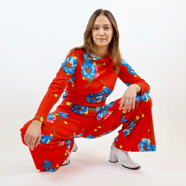Flower Child Wide-Leg Pant Set