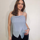 Lavender Chiffon Top