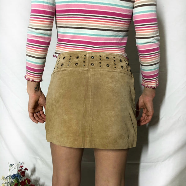 Suede 2000s Mini