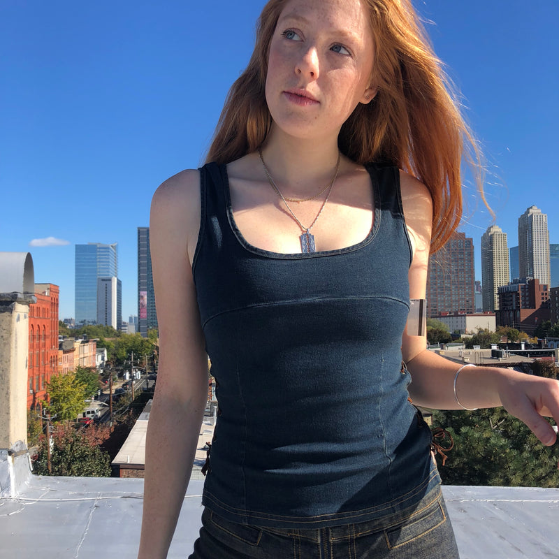 So Miley Denim Top