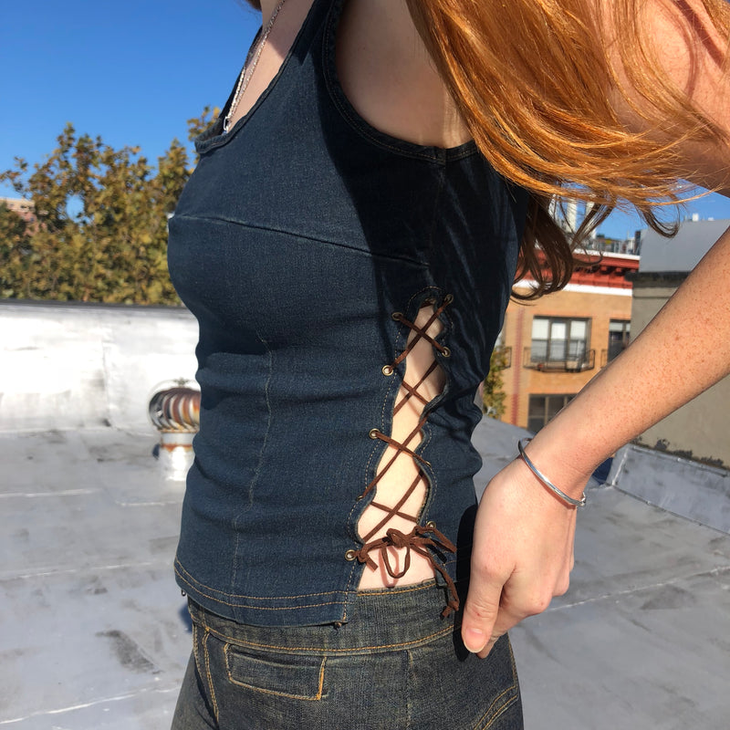 So Miley Denim Top