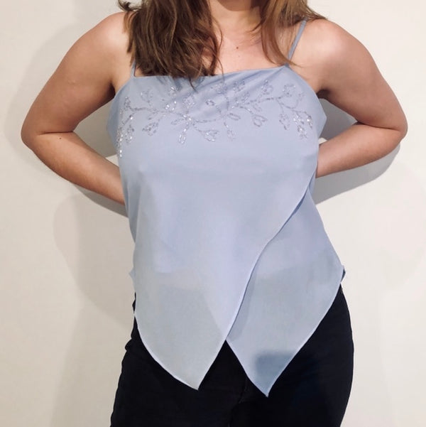 Lavender Chiffon Top