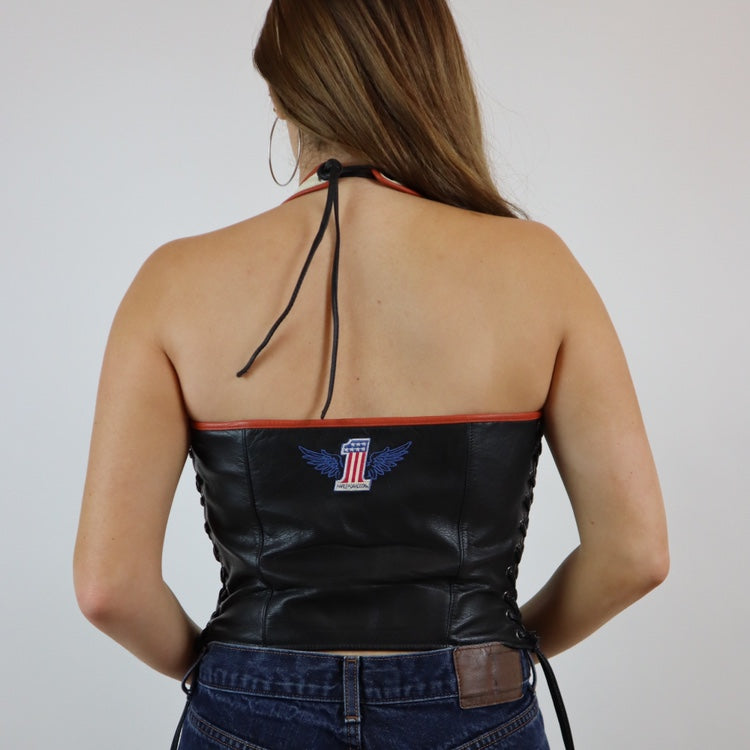 Vintage Harley Davidson Halter