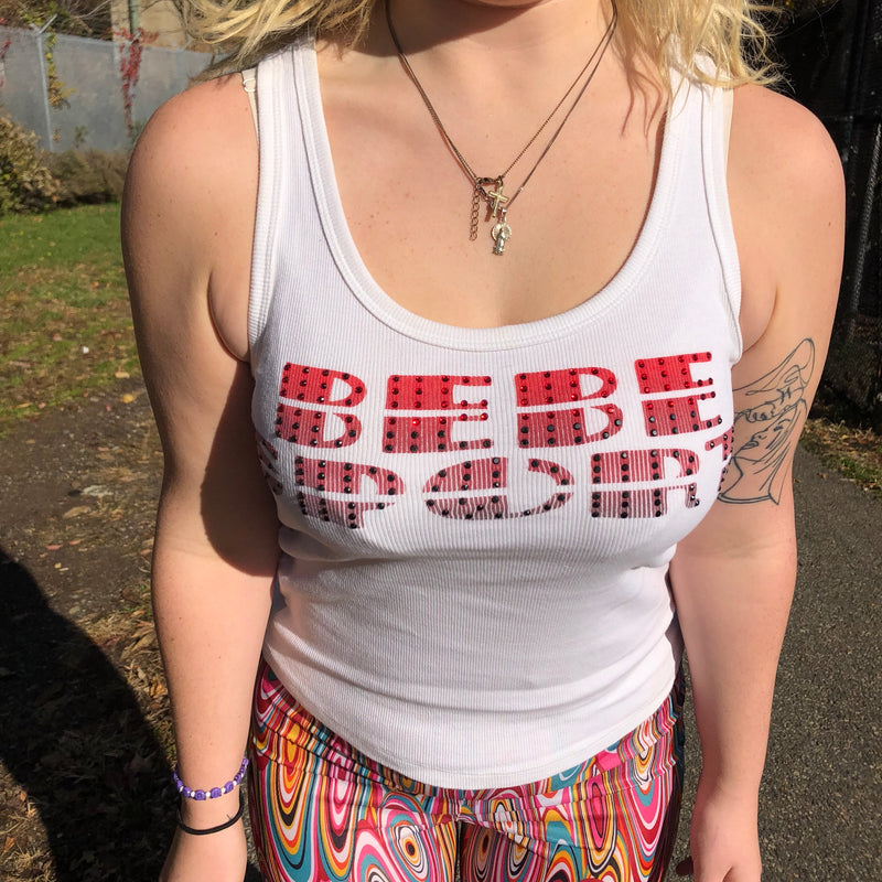 BEBE Jeweled Tank